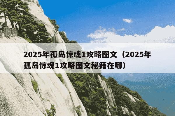 2025年孤岛惊魂1攻略图文（2025年孤岛惊魂1攻略图文秘籍在哪）