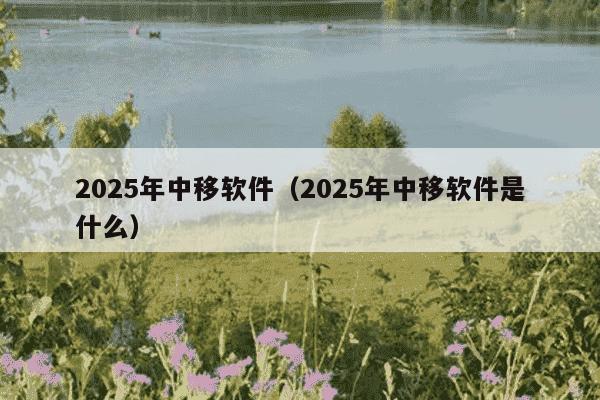 2025年中移软件（2025年中移软件是什么）