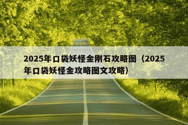 2025年口袋妖怪金刚石攻略图（2025年口袋妖怪金攻略图文攻略）